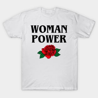 WOMAN POWER // Black T-Shirt